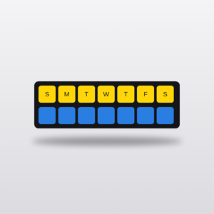 Power Weekly Supplement Organizer